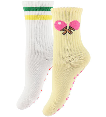 Mini Rodini Strømper m. Dupper - 2-pak - Table Tennis - Multi