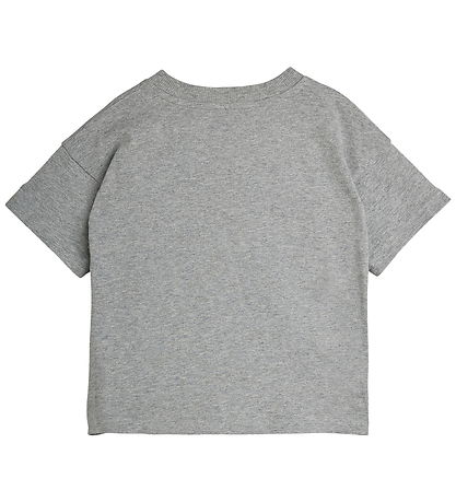 Mini Rodini T-shirt - Minibabies - Grey Melange
