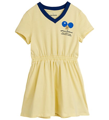 Mini Rodini Kjole - Table Tennis - Gul