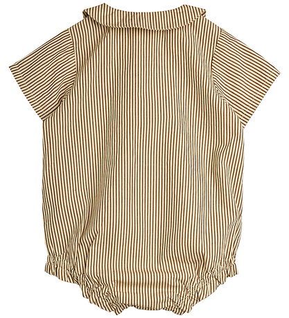 Mini Rodini Sommerdragt - Poplin - Brun