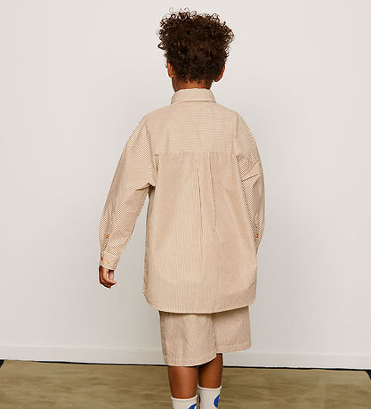 Mini Rodini Skjorte - Poplin - Brun