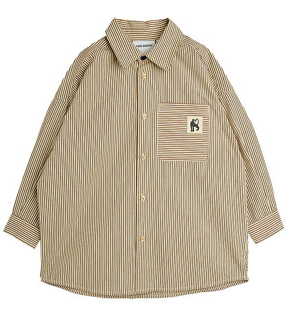 Mini Rodini Skjorte - Poplin - Brun