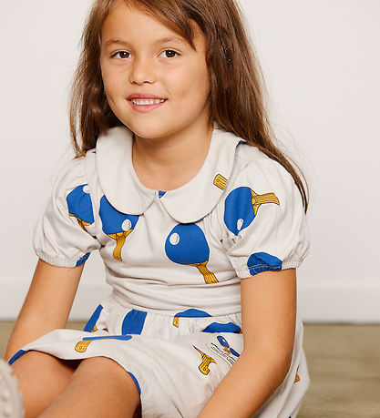 Mini Rodini Kjole - Table Tennis - Grå