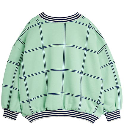 Mini Rodini Sweatshirt - Panther Patch - Grøn m. Tern