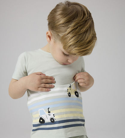 Name It Shortssæt - NmmHectors -  Pale Aqua