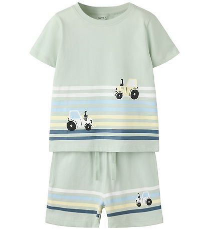 Name It Shortssæt - NmmHectors -  Pale Aqua