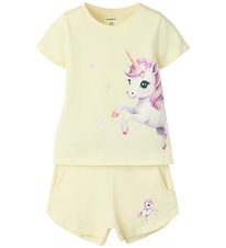 Name It Shortssæt - NmfHelgas - Pear Sorbet