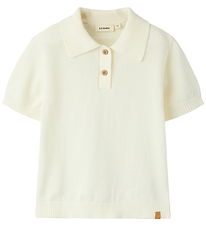 Lil Atelier Polo - Strik - NmmHitos - Coconut Milk