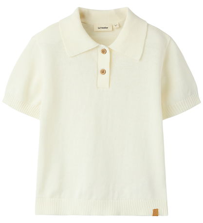 Lil Atelier Polo - Strik - NmmHitos - Coconut Milk