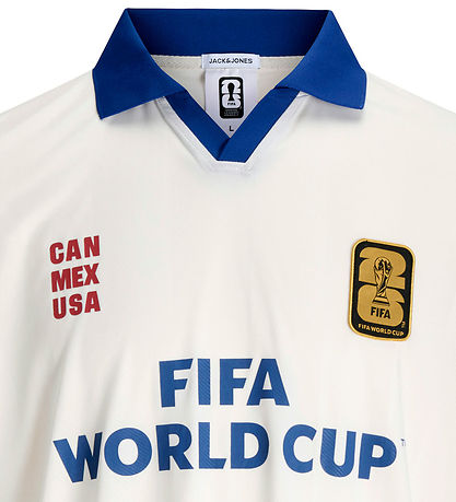 Jack & Jones Fodboldtrøje - Fifa World Cup Jersey - Snow White