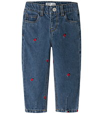 Nmae It Jeana - Mom - NmfBella - Medium+ Blue Denim/Lady Bug