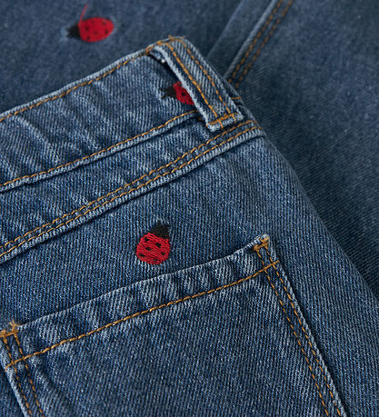 Nmae It Jeana - Mom - NmfBella - Medium Blue Denim/Lady Bug