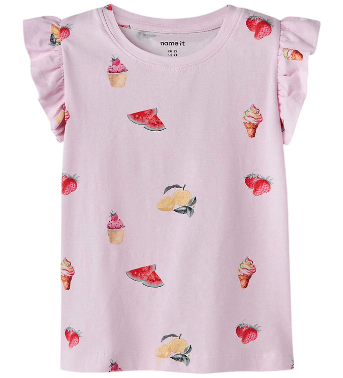Name It NmfJoviner - Børne T-shirt - Pink - 98