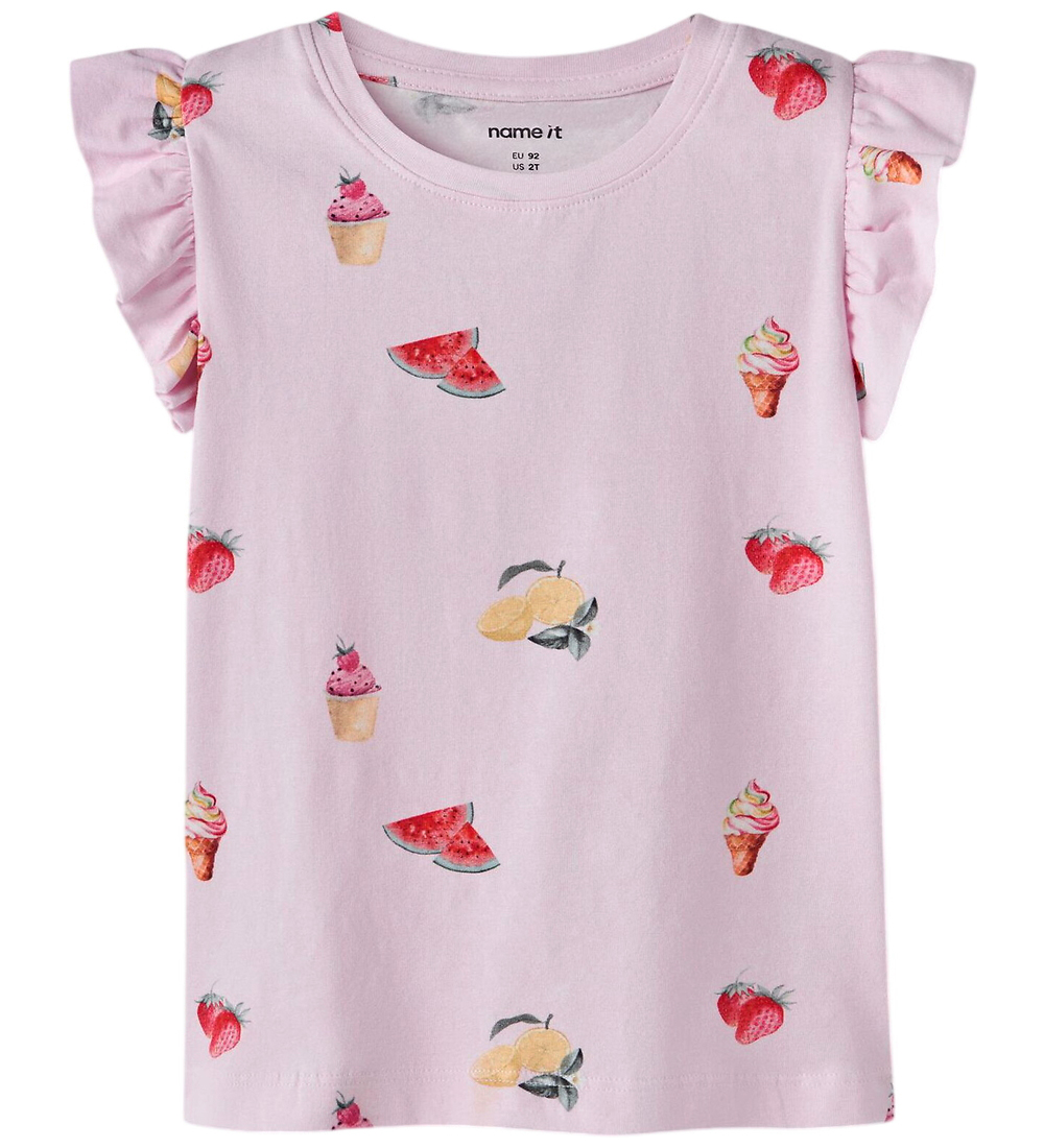 Name It Top - NmfJoviner - Wieg Roze - Name It - 2 jaar (92) - Sporttops