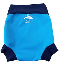 Konfidence Blebadebukser - Nappy E-flex - Cyan/Navy