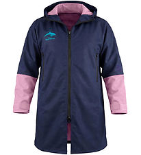 Konfidence Badeponcho - Warma Robe - Navy/Pink