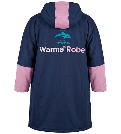 Konfidence Badeponcho - Warma Robe - Navy/Pink