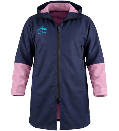 Konfidence Badeponcho - Warma Robe - Navy/Pink