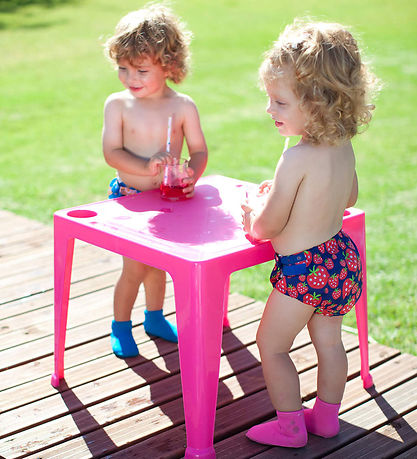 Konfidence Blebadebukser - e-Flex Splashy - Red/Navy