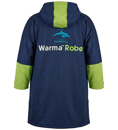 Konfidence Badeponcho - Warma Robe - Navy/Lime