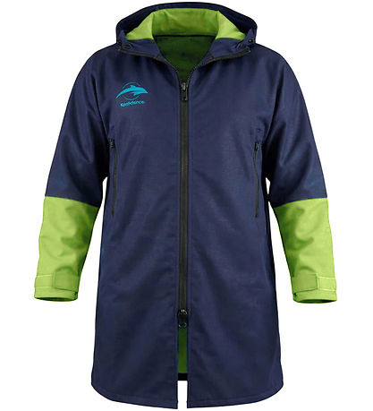 Konfidence Badeponcho - Warma Robe - Navy/Lime