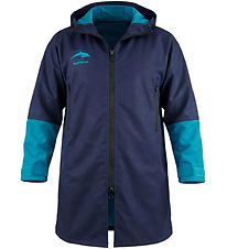 Konfidence Badeponcho - Warma Robe - Navy/Cyan