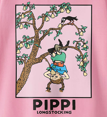 Name It T-shirt - NmfMuri - Pippi - Pink Drink