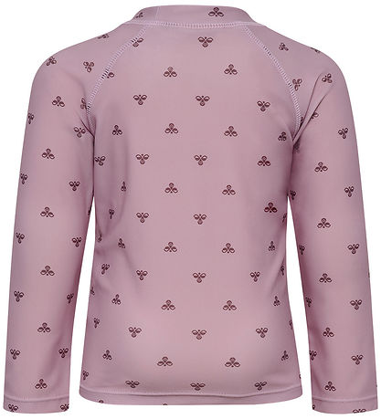 Hummel Badebluse - HmlMini Bee - AOP - Mauve Shadow
