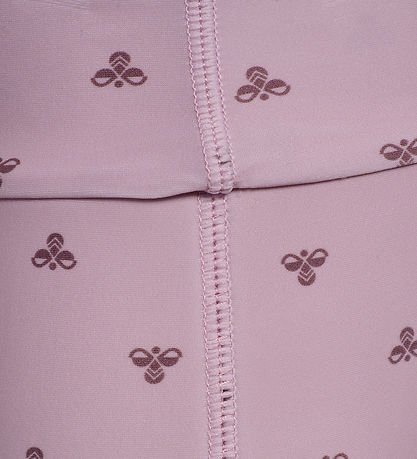 Hummel Blebadebukser - HmlMini Neoprene - AOP - Mauve Shadow