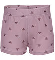 Hummel Badeshorts - HmlMini Bee - AOP - Mauve Shadow