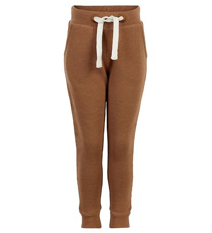 Minymo Sweatpants - 2-pak - Canyon Rose/Brun Minymo Sweatpants - 2-pak - Canyon Rose/Brun