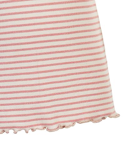 Minymo Top - Lobster Bisque w. Stripes Minymo Top - Lobster Bisque w. Stripes