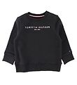 Tommy Hilfiger Sweatshirt - Essential - Organic - Sort Tommy Hilfiger Sweatshirt - Essential - Organic - Sort