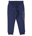 Tommy Hilfiger Sweatpants - Essential - Organic - Twilight Navy Tommy Hilfiger Sweatpants - Essential - Organic - Twilight Navy