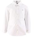 Tommy Hilfiger Skjorte - Solid Stretch - Organic - Hvid Tommy Hilfiger Skjorte - Solid Stretch - Organic - Hvid