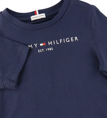 Tommy Hilfiger T-shirt - Essential - Organic - Twilight Navy Tommy Hilfiger T-shirt - Essential - Organic - Twilight Navy
