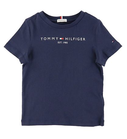 Tommy Hilfiger T-shirt - Essential - Organic - Twilight Navy Tommy Hilfiger T-shirt - Essential - Organic - Twilight Navy
