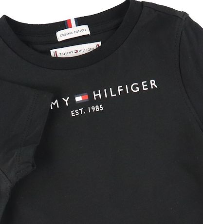 Tommy Hilfiger T-shirt - Essential - Organic - Sort Tommy Hilfiger T-shirt - Essential - Organic - Sort