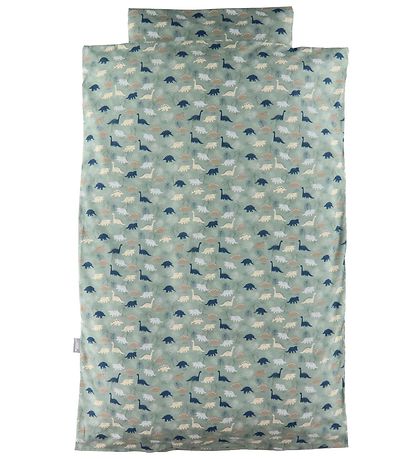 Nørgaard Madsens Sengetøj - Baby - Grøn m. Dinosaur Nørgaard Madsens Sengetøj - Baby - Grøn m. Dinosaur