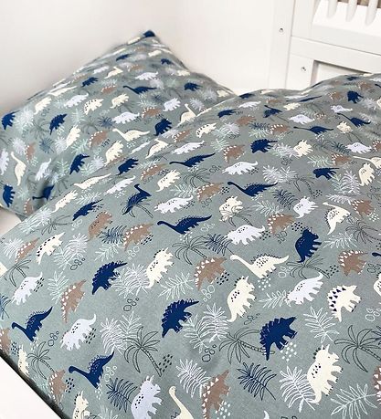 Nørgaard Madsens Sengetøj - Junior - Grøn m. Dinosaur Nørgaard Madsens Sengetøj - Junior - Grøn m. Dinosaur
