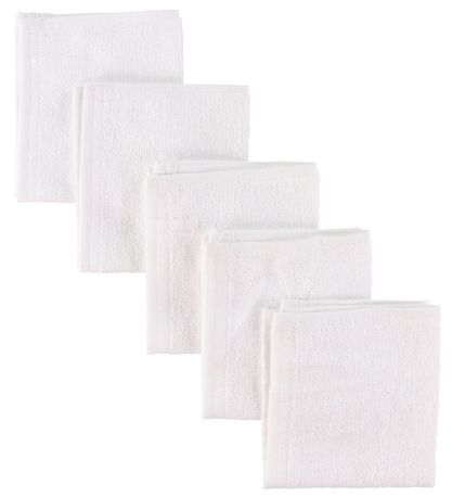 Nørgaard Madsens Washcloth - 5 pcs - White