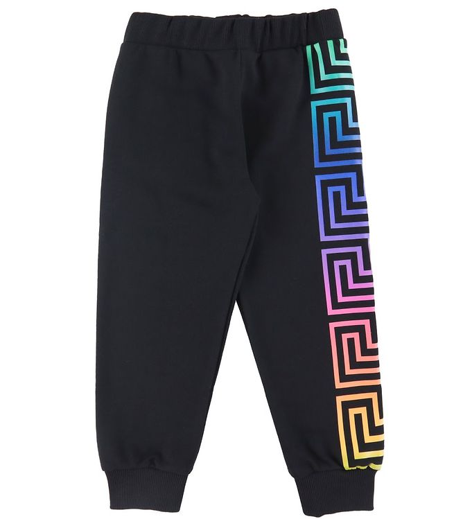 Versace Sweatpants - Greca - Sort/Multifarvet