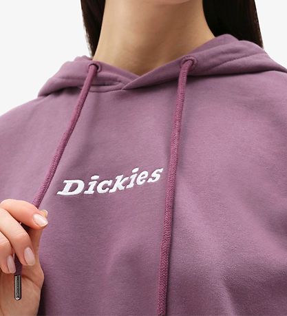 Dickies Hættetrøje - Cropped - Loretto - Purple Gumdrop