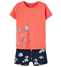 Name It Gaveæske - NbmFasolle - T-shirt/Shorts/Hue - Dark Sapphi Name It Gaveæske - NbmFasolle - T-shirt/Shorts/Hue - Dark Sapphi