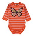 DYR Body l/æ - Quack - Old Rose/Fall Coral m. Sommerfugl