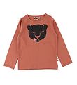 DYR Bluse - Roar - Old Rose m. Panter