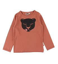 DYR Bluse - Roar - Old Rose m. Panter
