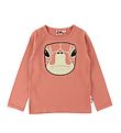DYR Bluse - Roar - Old Rose m. Skildpadde