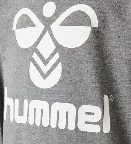 Hummel Sweatshirt - Dos - Gråmeleret