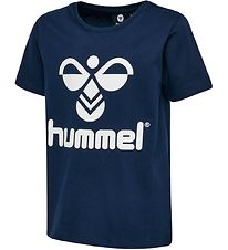 Hummel T-shirt - Tres - Navy Hummel T-shirt - Tres - Navy
